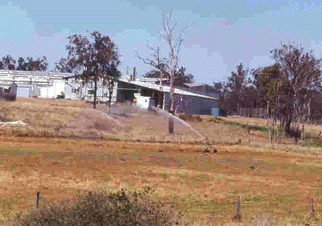 Irrigated effluent