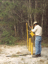 Measuring groundwater depth