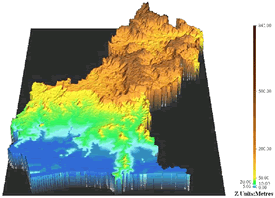 Digital terrain map